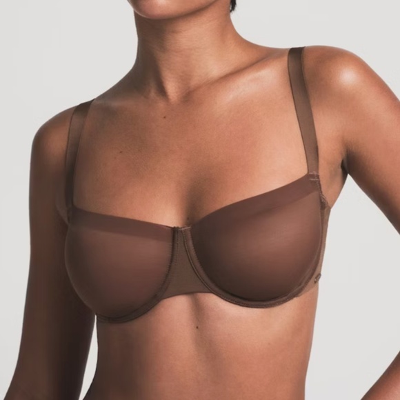 SKIMS NWT - NO SHOW UNLINED BALCONETTE BRA | JASPER / 34 / D - Picture 1 of 6